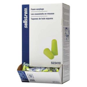 S23410 Disposable Uncorded Ear Plugs - Bullet Shape 200ct